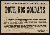 Pour nos soldats