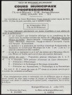 Cours municipaux professionnels, année scolaire 1974-1975,
