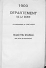Naissance, enregistrement : Registre de 1900
