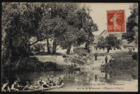 173 - Bords de Seine: le campement de l'île de Billancourt (magasin militaire).