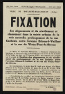 Fixation des alignements et du nivellement et classement dans la voirie urbaine de la voie nouvelle, prolongement de la rue Cacheux, entre l'avenue Édouard-Vaillant et la rue du Vieux-Pont-de-Sèvres ê,