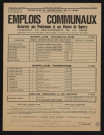 Emplois communaux réservés aux pensionnés et aux veuves de guerre habitant le département de la Seine, Recrutement à Boulogne-Billancourt d'un conducteur d'automobile (tourisme et utilitaire).