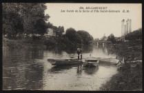 130 - Billancourt: les bords de la Seine et l'Ile Saint Germain (s.d.).
