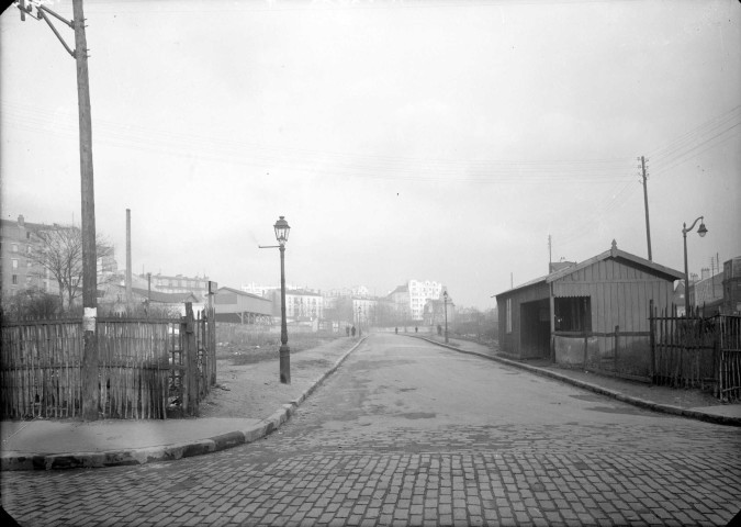 Rue Edouard Detaille vue de la rue Thiers vers l'avenue de la Reine