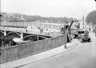 Démolition du pont de Saint-Cloud