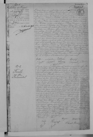 Mariage, enregistrement : Registre de 1919, tome 1