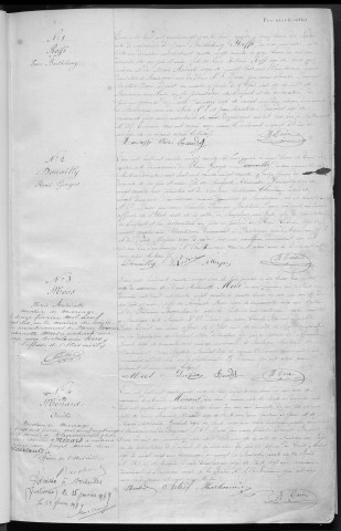 Naissance, enregistrement : Registre de 1885