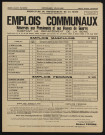 Emplois communaux réservés aux pensionnés et aux veuves de guerre habitant le département de la Seine, Recrutement à Boulogne-Billancourt d'un mécanicien-motoriste-électricien.