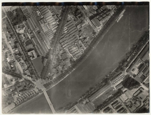 Boulogne-Billancourt, vues aériennes : Pont de Billancourt, Quai de Stalingrad, Quai du Point du Jour, Rue Traversière, Rue de Saint-Cloud, Boulevard Jean Jaurès, Avenue Pierre Grenier, Rue Traversière