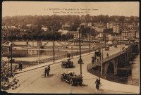 Saint-Cloud: vue générale du pont et du côteau (s.d.).