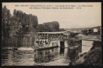 3651 - Meudon-Bellevue.- Les bords de la Seine: le débarcadère des bateaux parisiens. Station du funiculaire (s.d.).