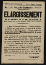 Elargissement de la sente de la Belle-Feuille,