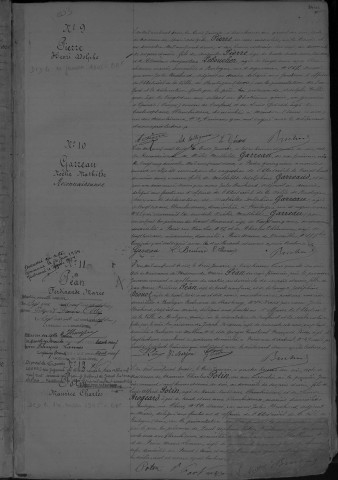 Naissance, enregistrement : Registre de 1903