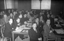 La délégation de l'union sportive ouvrière de Boulogne-Billancourt au congrès de la Fédération sportive générale du travai (26 et 27 décembre 1936)