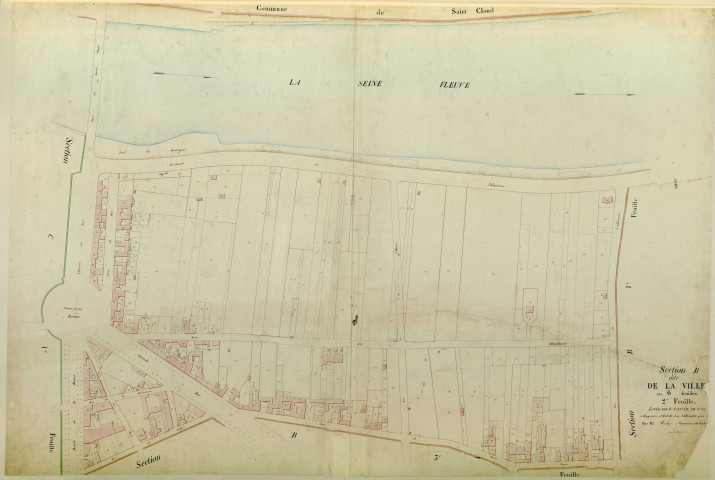 Section B dite de la Ville, 3ème feuille