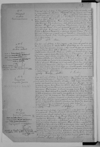 Naissance, enregistrement : Registre de 1912