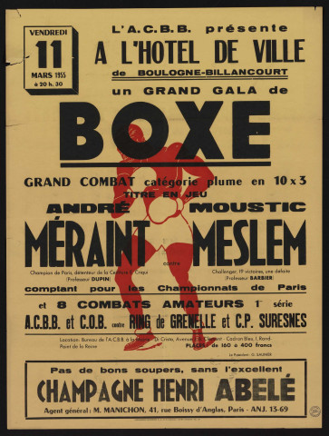 Bal de la caisse des écoles donné dans les salons de l'hôtel de ville avec Jacques Pastory et son grand orchestre,