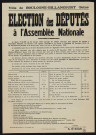 Élections des députés à l'Assemblée nationale ,