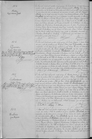 Naissance, enregistrement : Registre de 1895