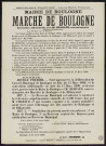 Marché de Boulogne : convention additionnelle avec M. Chabaud, concessionnaire,