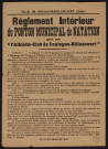 Règlement intérieur du ponton municipal de natation géré par l'Athlétic-Club de Boulogne-Billancourt,