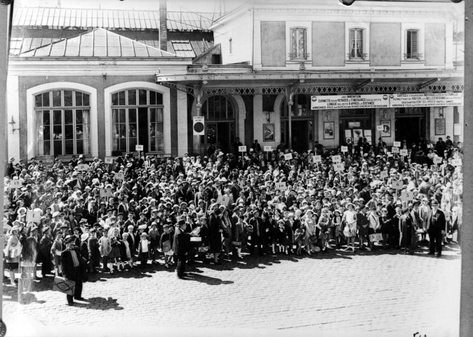 Colonies de vacances, retour à la gare de Nevers