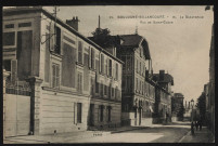 22 - Boulogne-Billancourt - 15 - Le Sanatorium, rue de Saint Cloud, Boulogne-Billancourt . rue Yves Kermen . - hôpital Ambroise ParéPerspective sur la rue Yves Kermen. Au second plan à gauche, un bâtiment de l'hôpital Ambrois Paré