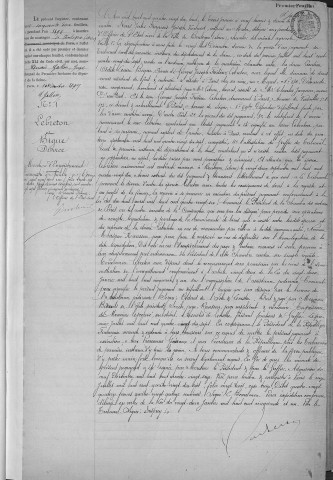 Mariage, enregistrement : Registre de 1898