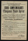 Cours complémentaires é,