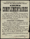 Cours complémentaires é,