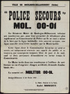 "Police secours" Mol. 00-01,