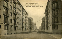 181 - Billancourt - Avenue des Moulineaux - Intérieur des H.B.M., Boulogne-Billancourt . Avenue Pierre Grenier . - cour intérieure des H.B.M.