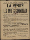 La vérité sur les impôts communaux,