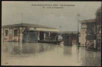 50 - Paris. - Les inondations: porte de Billancourt (s.d.).