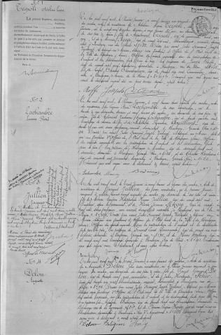 Naissance, enregistrement : Registre de 1900