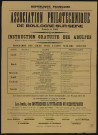 Association philotechnique : instruction gratuite des adultes, programme des cours pour l'année scolaire 1902-1903,