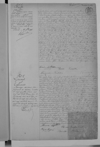 Mariage, enregistrement : Registre de 1917