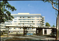 9443 - Boulogne, Hôpital Ambroise Paré, Boulogne-Billancourt . avenue Charles de Gaulle . - hôpital Ambroise ParéEntrée et Façade de l'hôpital Ambroise Paré