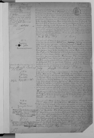 Naissance, enregistrement : Registre de 1912