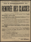 Rentrée des classes ,