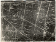 Boulogne-Billancourt, vues aériennes : Rue de Paris, Route de la Reine, Boulevard Jean Jaurès, Rue de la Saussière, Rue d'Aguesseau, Rue de Billancourt, Rue de Châteaudun, Rue de l'Ancienne Mairie, Rue Louis Pasteur, Rue du Château, Rue de l'Ouest