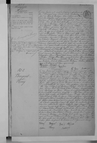 Mariage, enregistrement : Registre de 1915