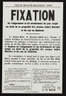 Fixation de l'alignement et du nivellement du pan coupé au droit de la propriété 117 avenue André Morizet et du 19 rue de Bellevue,