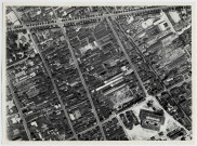 Boulogne-Billancourt, vues aériennes : Route de la Reine, Rue Gallieni, Rue de la Saussière, Rue Paul Bert, Rue de l'Ancienne Mairie, Rue de Châteaudun, Boulevard Jean Jaurès