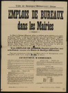 Emplois de bureaux dans les mairies,