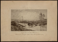 Le petit bras de la Seine à Billancourt, Notre dernière grand'garde, 28 janvier 1871, 2ème bataillon, 1ère compagnie de mobiles de la Somme (39.65 - Est XIX-131)