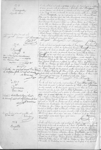 Naissance, enregistrement : Registre de 1894