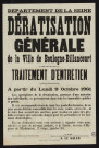 Dératisation générale de la ville de Boulogne-Billancourt : traitement d'entretien,