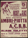 Hockey sur glace, Ambri-Piotta [contre] ACBB,