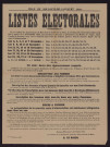 Liste électorale,